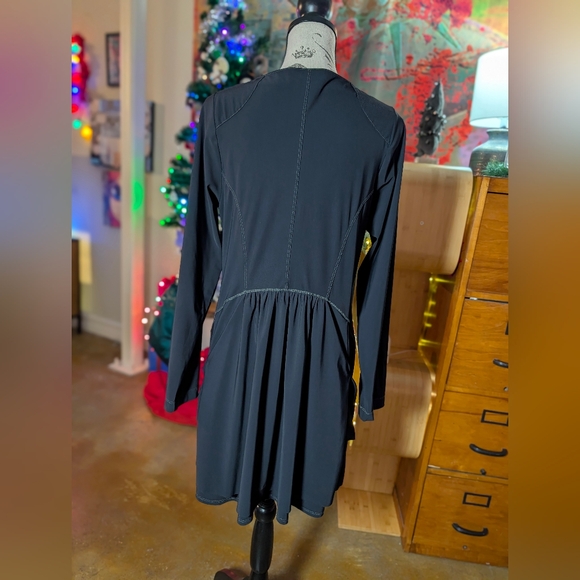 Black Babydoll Dress (Sz 14) - Picture 4 of 6